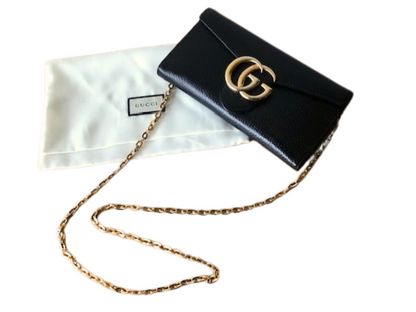 Gucci GG Marmont pung m/kæde - Redeluxury.com