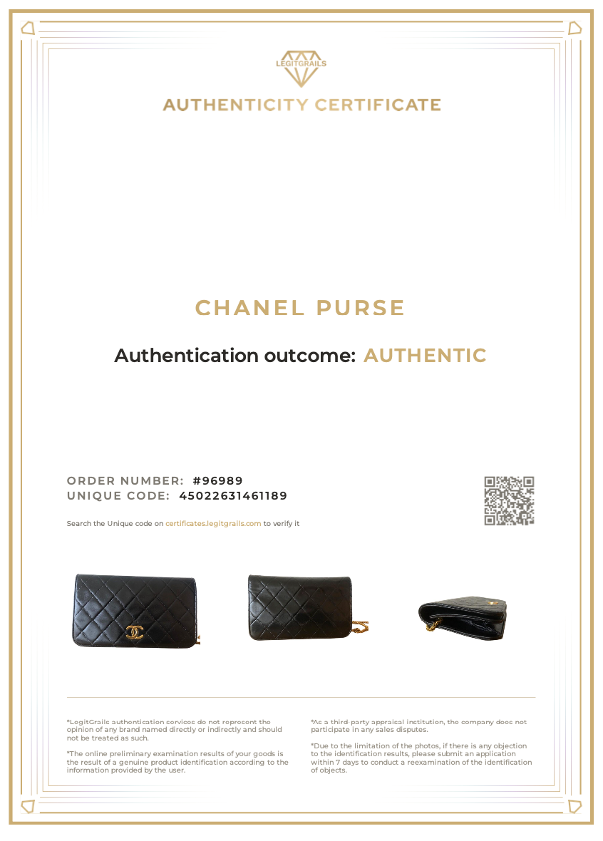 Chanel full flap mini inkl. autencitetsverificering