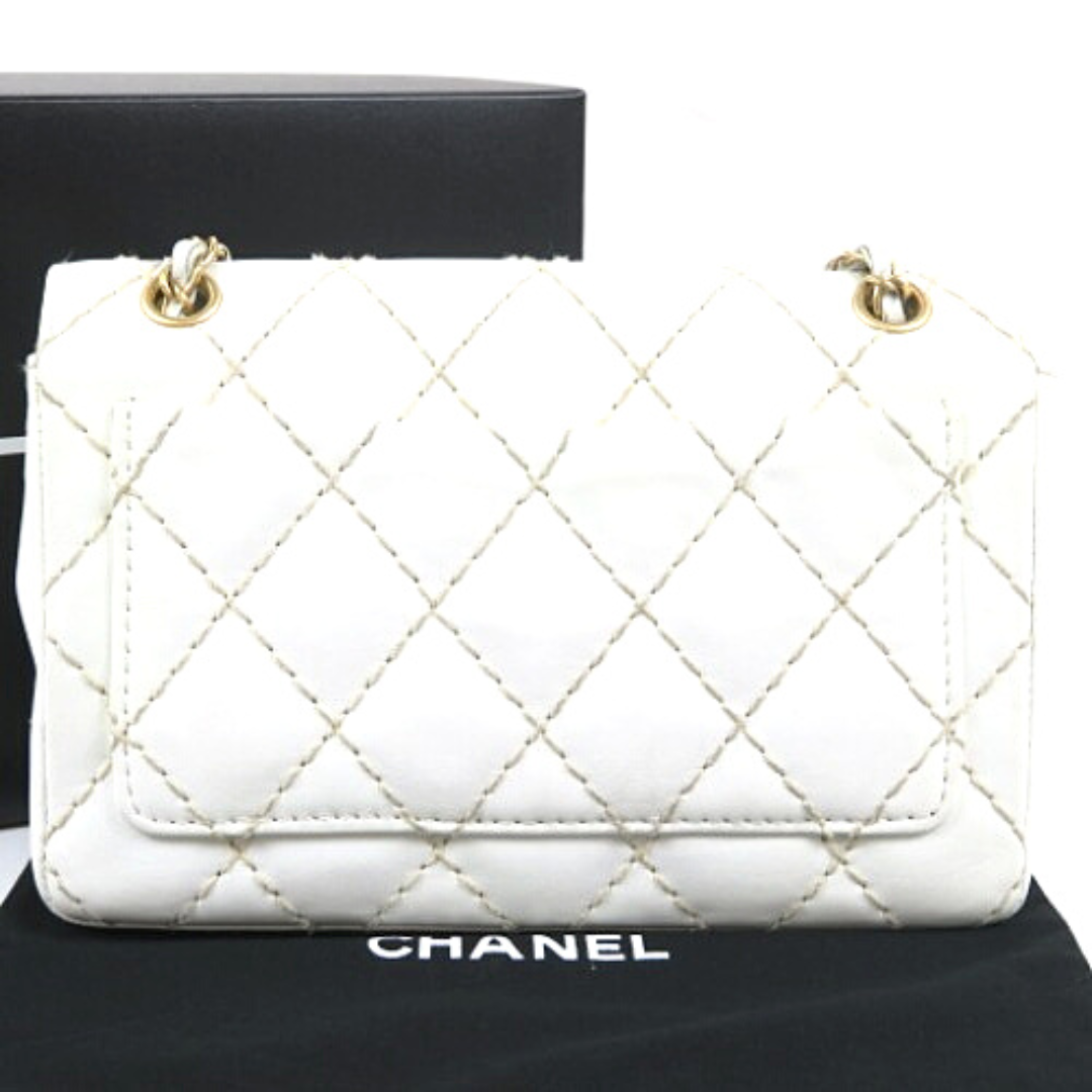 Chanel classic medium hvid