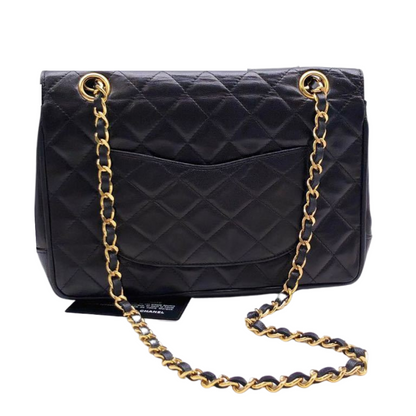 Small Vintage Chanel Dobbeltflap med GHW - Redeluxury.com